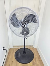 Black Metal Orient Brand Oscillating Pedestal Fan