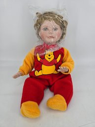 Ashton-Drake Galleries - 'Let's Play Patty-Cake, Pooh' - Winnie The Pooh - Porcelain Doll