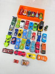 Lot Of 28 - Die-cast Cars / Toy Vehicles