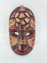 Hand-Carved - Wooden - Fijian - Tribal Mask - Turtle