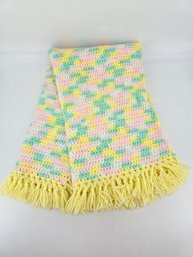 Vintage - Handmade - Crochet - Afghan / Baby Blanket