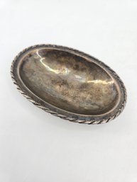 Vintage - Sterling .925 Silver - Ring Dish / Tray