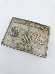 Vintage - 1976 Olympic Games - Belt Buckle - Bergamot Brass Works
