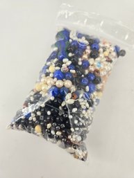 Mixed Lot Of Jewelry Pieces - Pearls / Stones / Plastics  Beads  Heart  Wood