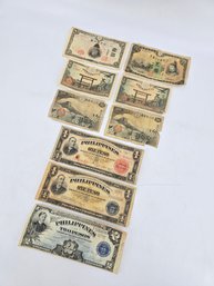 Lot Of Historical Banknotes From World War II - Japanese Invasion Money - Phillipines - United States