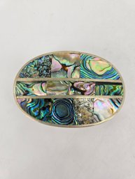 Vintage - Abalone Shell Inlay - Belt Buckle