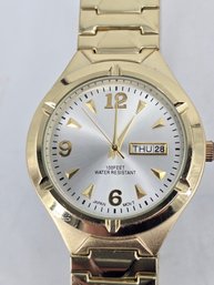 Gold Tone - Stretch Band - Japan - Quartz - Wristwatch / Watch