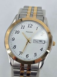 Pulsar - Men's - Two Tone Stainless Steel Bracelet Watch - New?