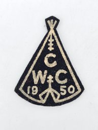 Vintage 1950 Boy Scout Camp Patch - Central Washington Council (WCW)