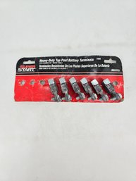 Super Start Heavy-Duty Top Post Battery Terminals (Model 7000) - Fits Battery Cables From 6 Gauge To 1 Gauge