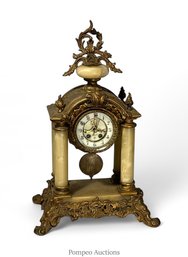 Gilbert Fancy Portico Mantle Clock
