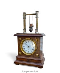 Scarce Junghans Swingset Clock    'Front To Back Motion' Pendulum