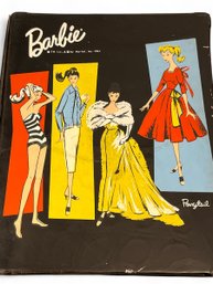 Lot Of 1961 Barbie Doll Case With Clothing And Accessories