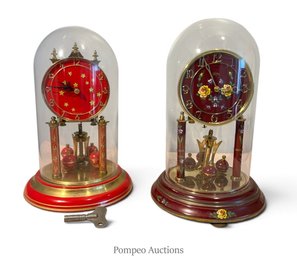 Set Of 400 Day Anniversary Clocks  Complete, Running With Keys