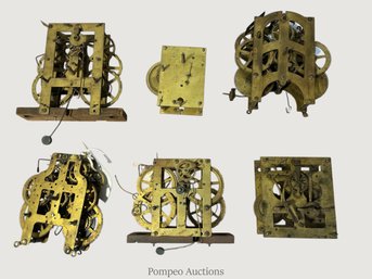 5 Weight Driven Clock Movements  1 ST Spring