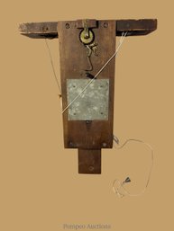 Unusual 8 Day Tall Case Clock Movement