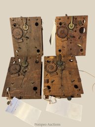 4 Unidentified Terry Type Wood Movements