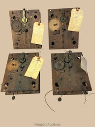 4 Woodwork Elisha Hotchkiss Type Clock Movements