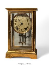 Seth Thomas 8 Day T&S   'Brass And Glass'  Crystal Regulator.