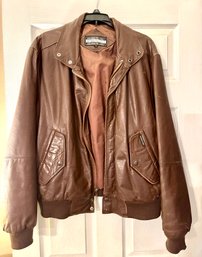 Vintage Mens Members Only Leather Jacket