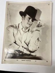 Vintage Movie Movie Still Old Hollywood Actor Barry Norton Original Movie Photo