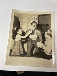 Vintage Hollywood Original Photo Film  Death In The Doll House Close Shave