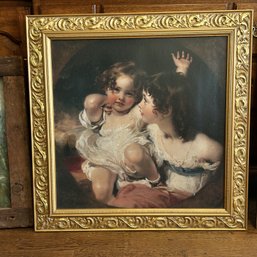 Painting Print On Canvas  The Calmady Children By Sir Thomas Lawrence 1824 36 X36