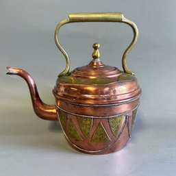 Antique / Vintage Tea Kettle Copper Brass