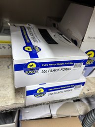 Lot Of Commercial Plastic Utensils