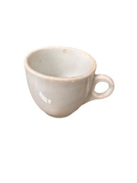 Set Of 8 Vintage Coffee Cups Vintage White Lot