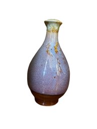 Fine Asian Chinese Glazed Porcelain Vases Set Of Two