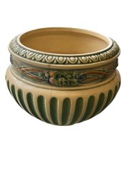 Antique Roseville Pottery Corinthian Pattern Jardiniere Planter 1923