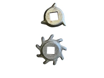 Antique Cast Iron Metal Meat Grinder Accessories