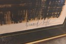 LARGE VINTAGE SIGNED AND NUMBERED BUFFET LITHOGRAPH EMPRE STATE
