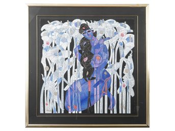 CHINESE LISTED MASTER OF THE YUNNAN SCHOOL TIEFENG JIANG (B. 1938) SIGNED LITHOGRAPH