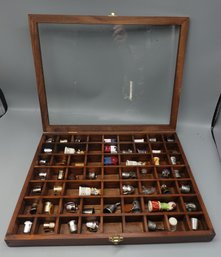 LOT OF THIMBLES IN CASE
