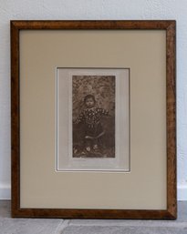 EDWARD S. CURTIS – 'A BABY APSAROKE' (1908) ORIGINAL PHOTOGRAVURE – PRINTED BY JOHN ANDREW & SON, BOSTON
