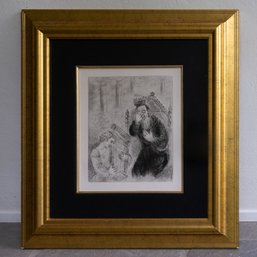 MARC CHAGALL (1887–1985) – 'SAUL ET DAVID' – ORIGINAL ETCHING FROM THE BIBLE SERIES