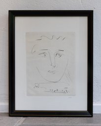 PABLO PICASSO (1881–1973)  'POUR ROBY'  ORIGINAL ETCHING