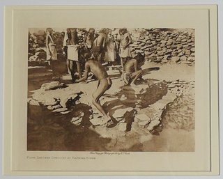 VINTAGE INDIAN PHOTOGRAVURE PHOTOGRAPH BY EDWARD SHERIFF CURTIS