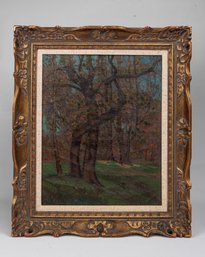 EUGENE MILES OIL ON CANVAS PAINTING FRAMED