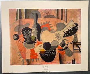 GEORGES BRAQUE (FRENCH, 1882–1963) 'THE PINK TABLE,' COLORED LITHOGRAPH, DONALD ART CO. INC., N.Y. NO. 2059, S