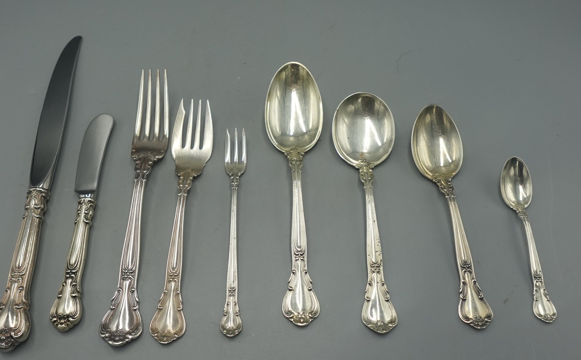 Chantilly Gorham Cutlery Gorham Chantilly Sterling Silver Luncheon