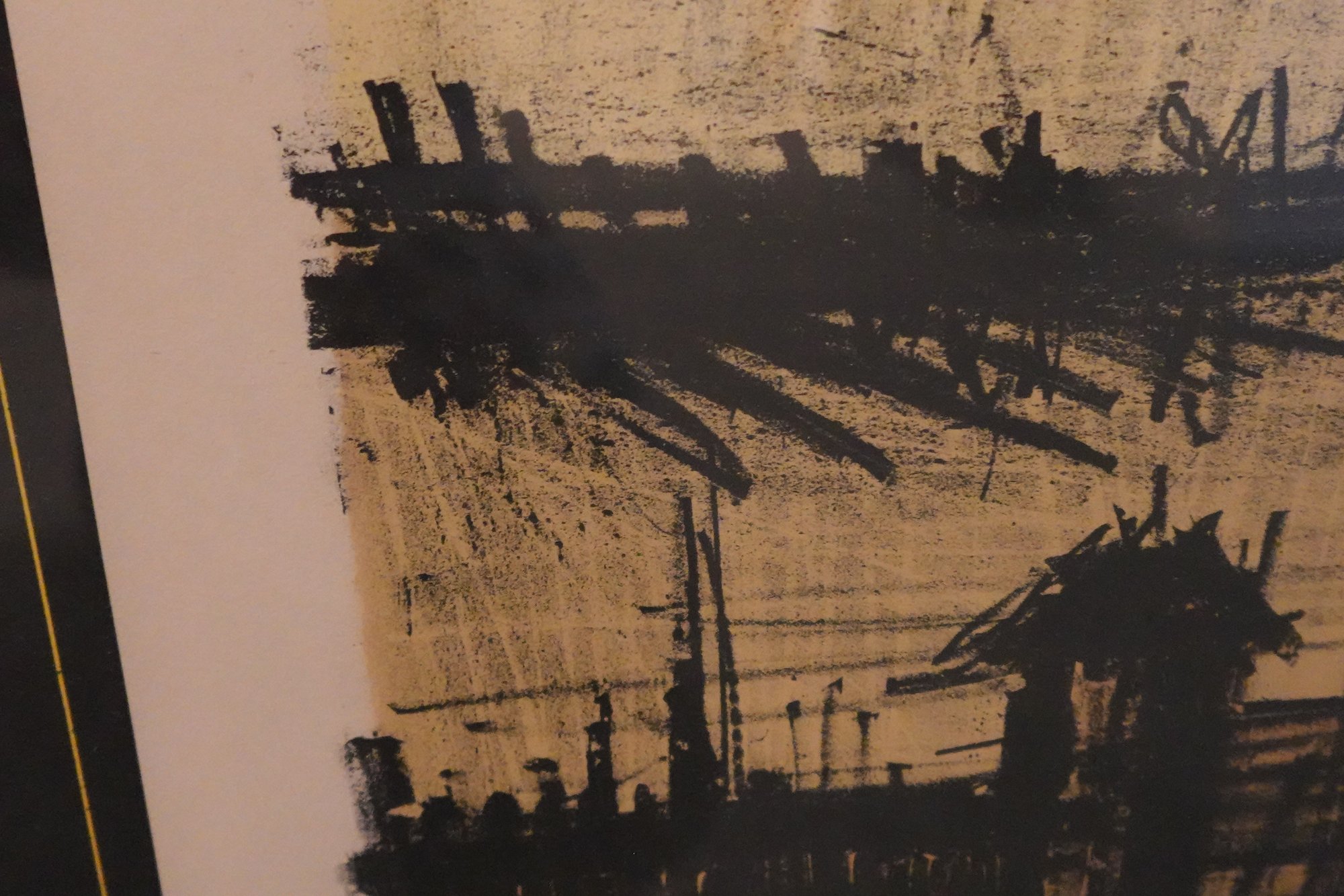 ベルナールビュッフェNEW YORK-Empire State Building LARGE VINTAGE SIGNED AND NUMBERED BUFFET LITHOGRAPH EMPRE STATE