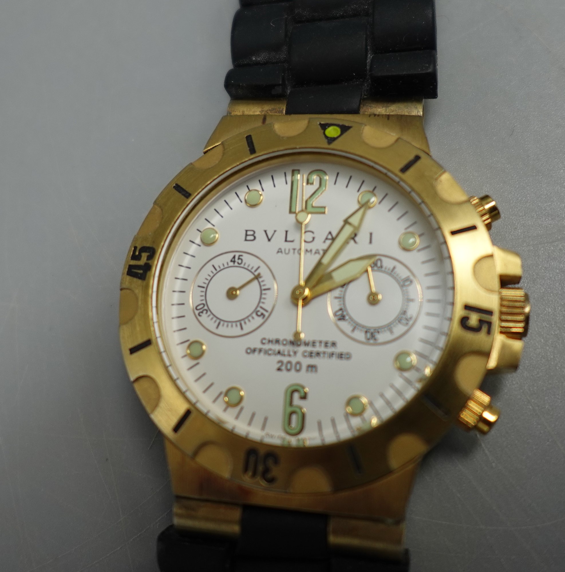 時計 BVLGARI SD38SL2161 BVLGARI SD38S Automatic Men's Watch Stainless Steel