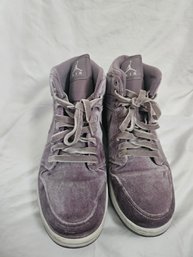 Nike Air Jordan 1 Mid SE 'Purple Velvet' Sneakers 12
