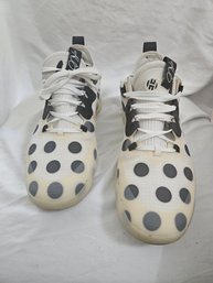 Adidas Harden Vol. 5 Futurenatural 'Polka Dot - White' Sneakers 9.5