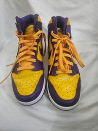 Nike Dunk High 'Lakers' Sneakers 9.5