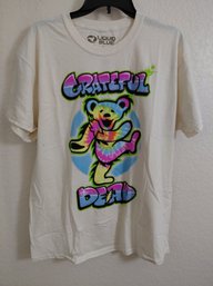 Liquid Blue Grateful Dead Carnival Bear T-Shirt Small NWT