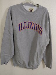 90s Steve & Barry's University Of Illinois Crewneck Sweatshirt Large
